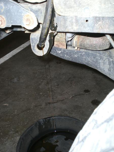Power steering flush. I used Pennzoil atf to replace the old fluid.