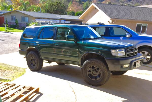 Pre-lift ... Just plasti dipped the wheels / all chrome