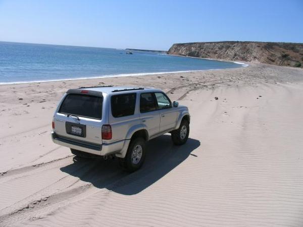 Private beach for an Xterra commercial