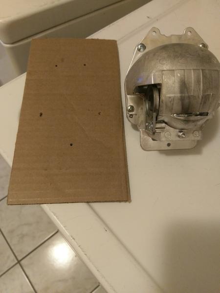 Projector screw pattern