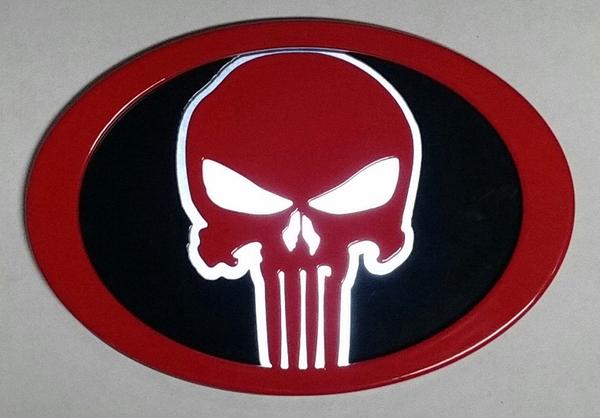 Punisher Grille Emblem (Backlit at ambient lighting)