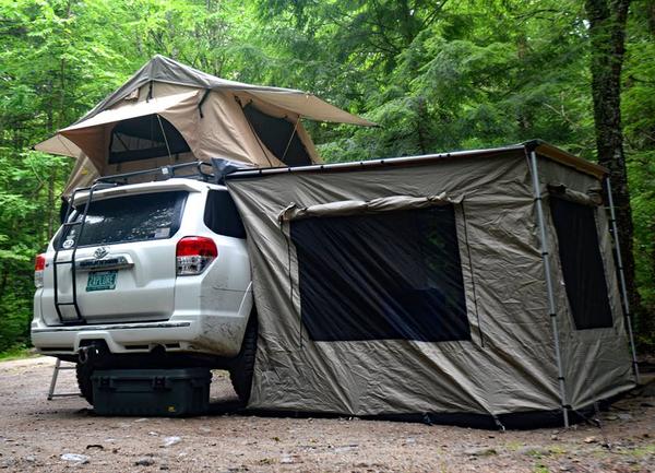 Rain has never stopped me from camping