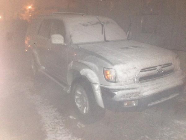 Random snow storm. Not a common thing here in Arizona.