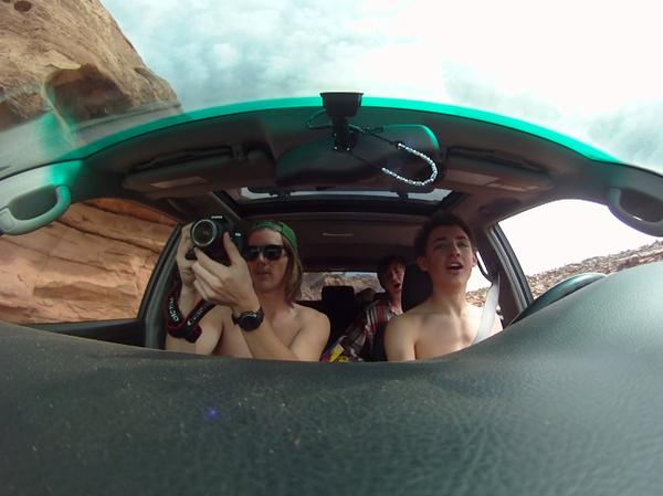 Reaction from Dashboard Go Pro