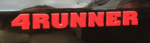 Rear 4Runner Emblem