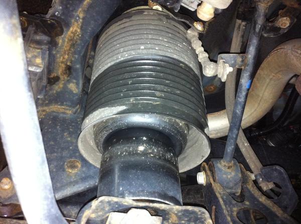 Rear Airbag Suspension prior to removal.