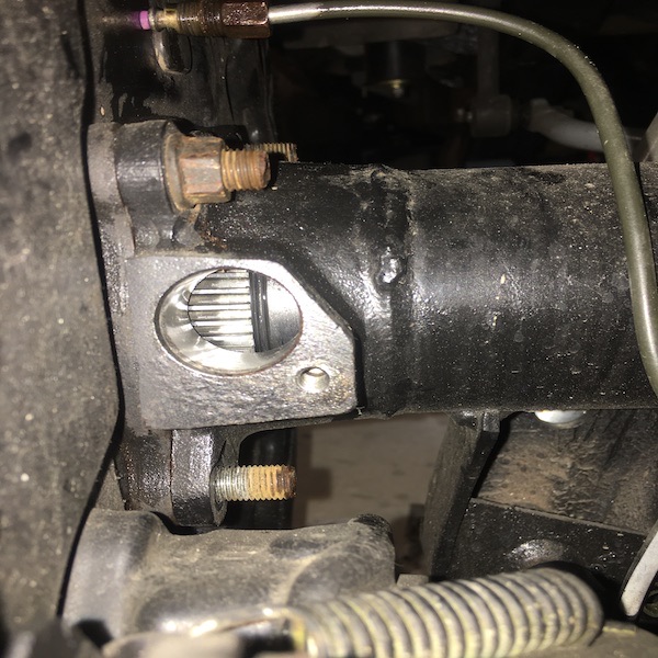 rear axle abs ring and retainer