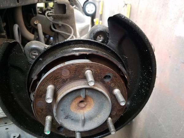Rear axle seal was leaking