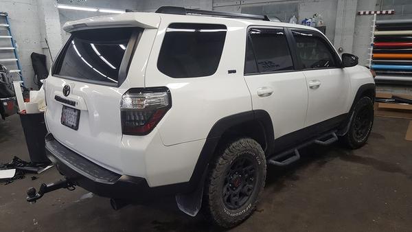 rear bumper and tail pipe