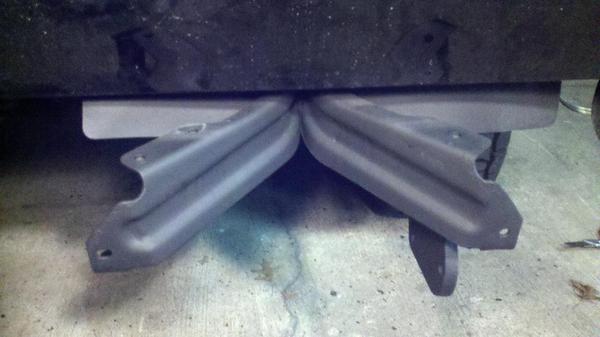 Rear Bumper mounts...sanded and coated.