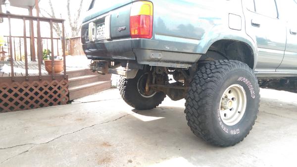 Rear bumper removed. Starting first of many fab projects. Hybrid Tube/Plate