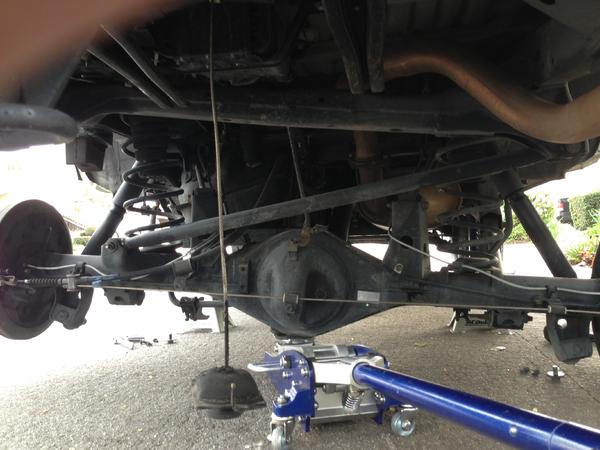 Rear coil removal