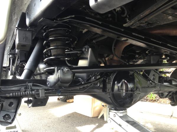 Rear completed w/o shocks... they're on back order
