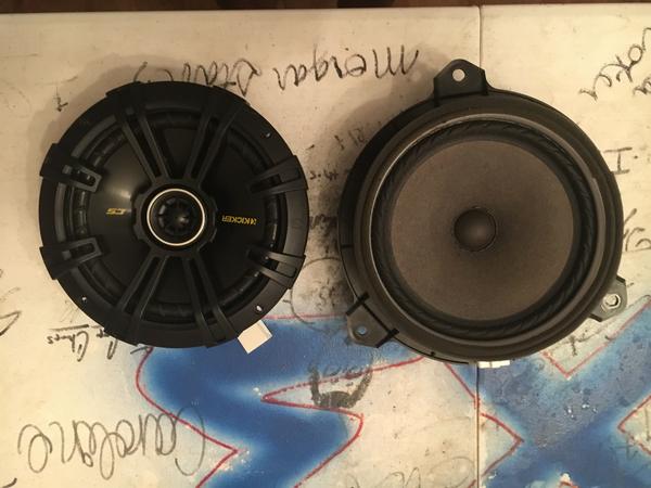 rear door speaker kicker vs stock