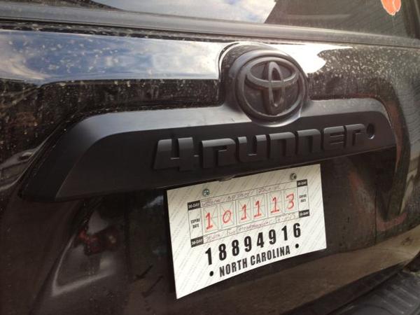 rear emblem after plasti-dip