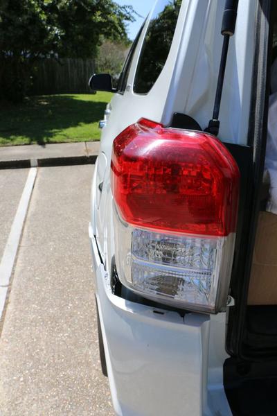 Rear light fixture, remained intact, when I carelessly slowly backed into a small pine tree, which caused damage to the plastic bumper cover only.  I'
