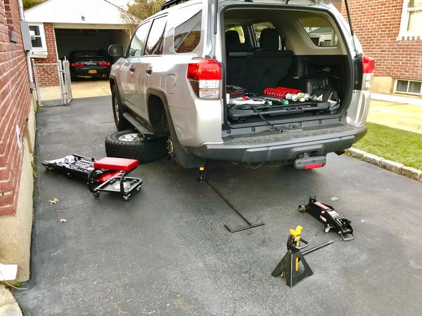 Rear shock install