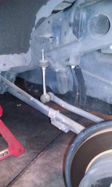 rear swaybar disconnected