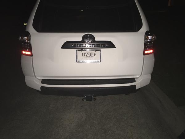 Rear valance plastidipped