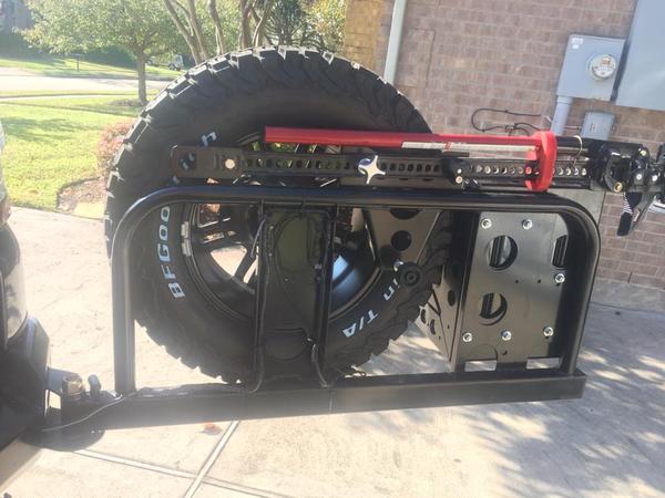 Rear Wiring Finished for Plate Light and camera
