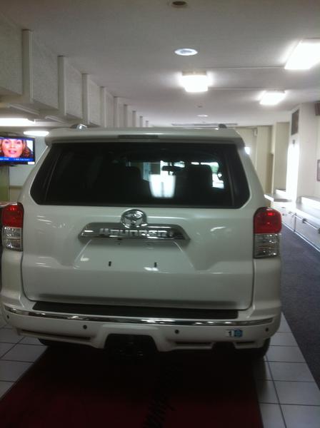 Rearview at the dealership