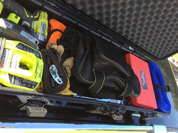 Recovery tools up top