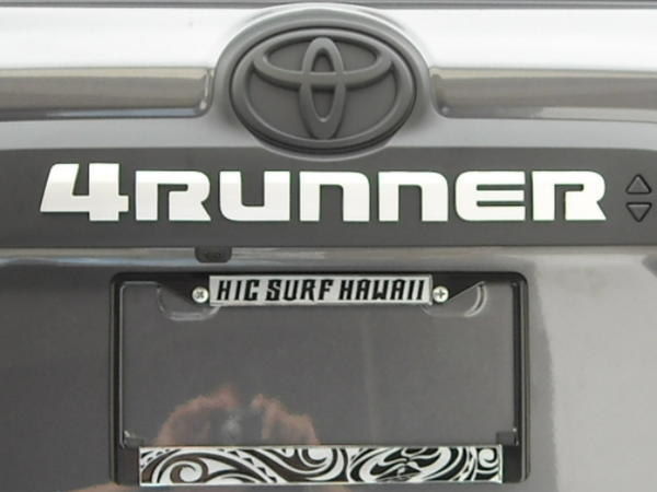 removed,housing painted blk,4runner emblem reattached.
