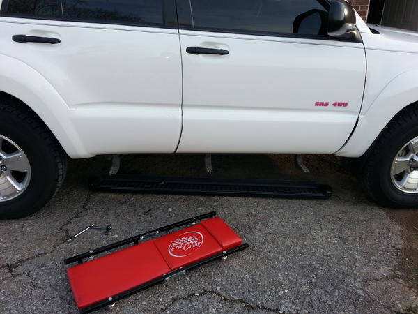 Removing factory running boards