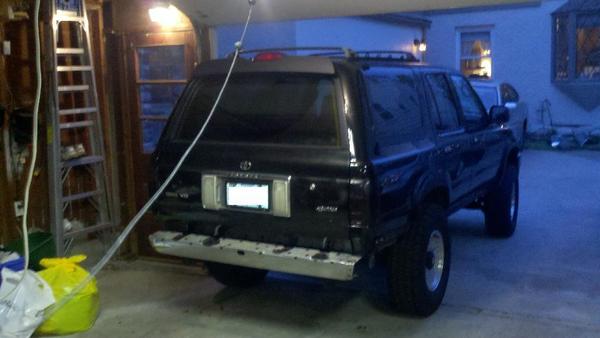 Removing the bumper to see what we're working with
