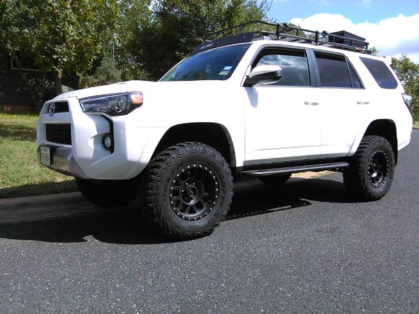 replaced spacers for springs and shocks.