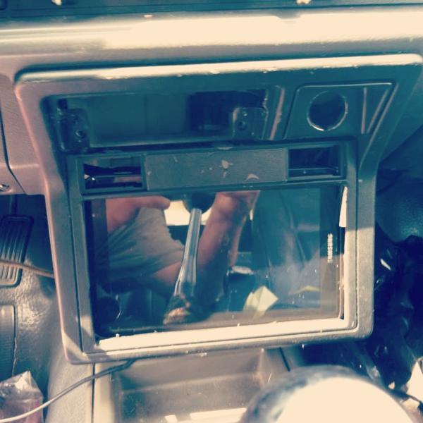 replaced the old radio with a modern day tablet which has a speedometer app that is more reliable than my actual speedometer. still needs touch ups