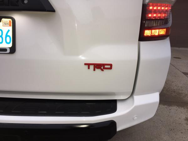 Reverse sensors one white/one black (hard to see here)