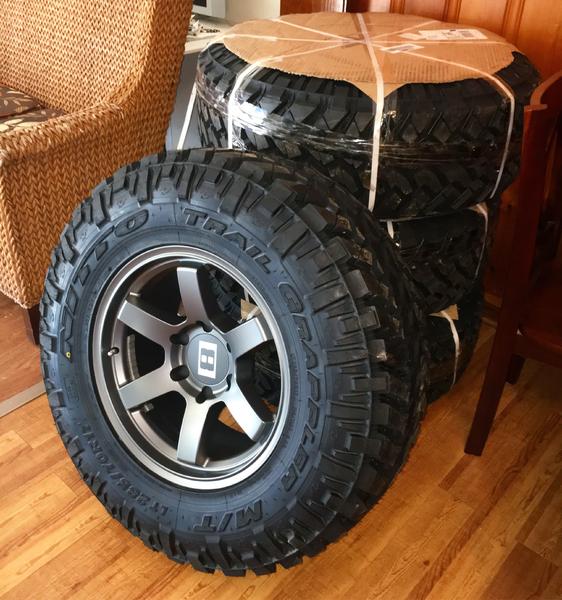Rims and tires came shipped mounted and balanced from discount tires direct! $1366 total!!
