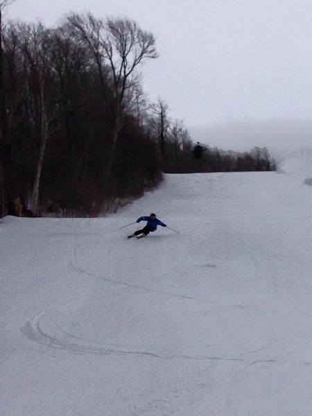 Ripping Spring snow at Stratton Mountain VT