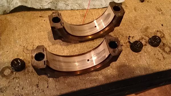 Rod bearings were also at .038 mm. Haynes manual describes this as overlay wiped out.