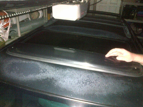 Roof before paint refresh