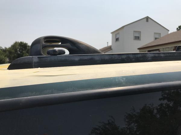 Roof rack repaint