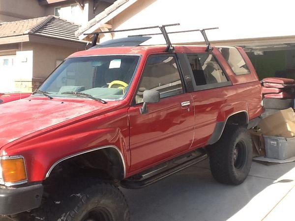 Roof rack.