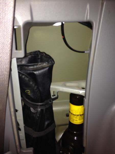 routed the button into the jack compartment.