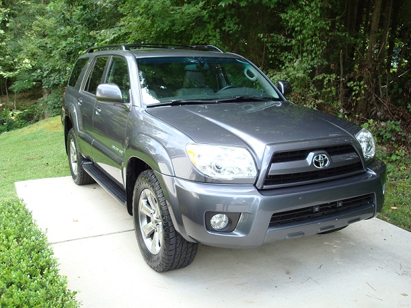 Rt Front 3/4 before front window tint to match rear glass, and the AVS VentVisor install.