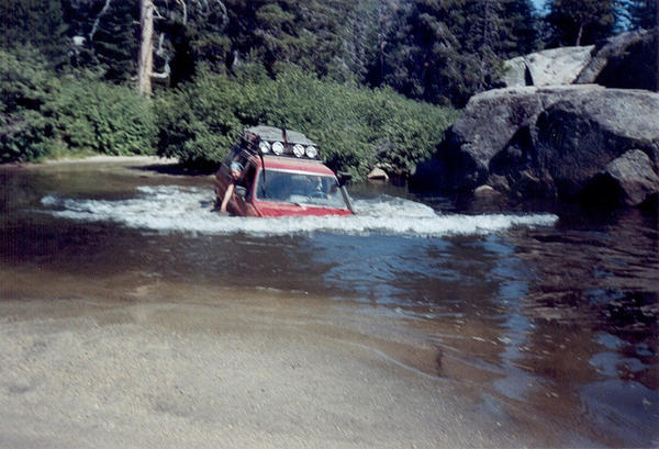 Rubicon Trail after Rubicon Springs... a little swim anyone?