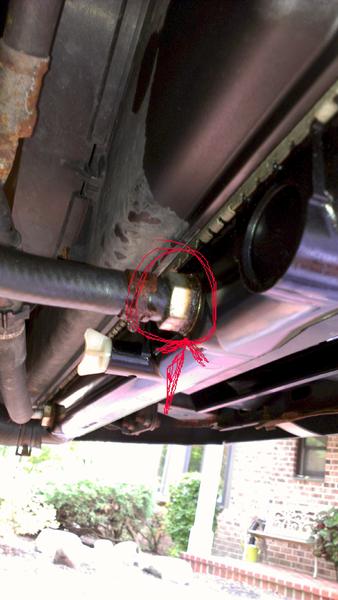 Runner Lower Radiator Hose Leak Photo