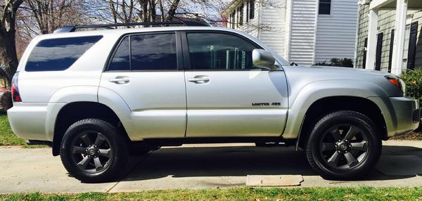 running boards gone. wheels anthracite grey plasti dip