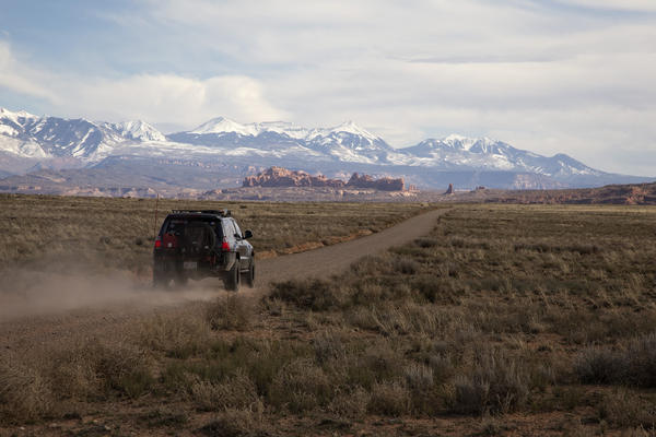 Salt Valley Road at Arches National Park