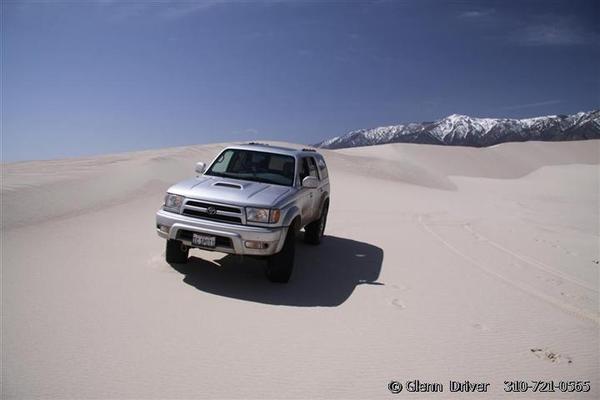 Sand dunes for an Xterra commercial