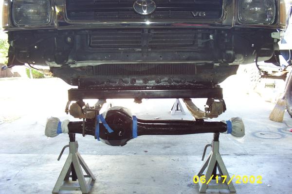 SAS swap   FJ 80 Axle 1