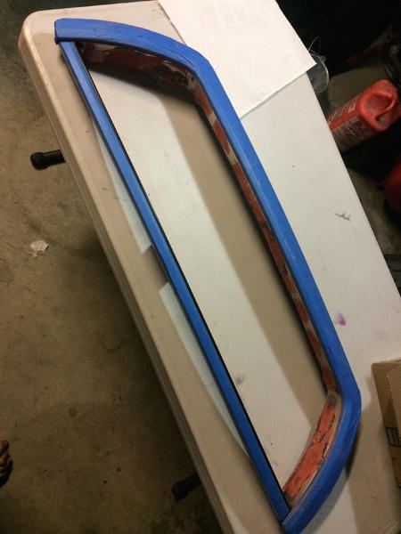 Satoshi grille mod 1 - trimmed, sanded, body filled