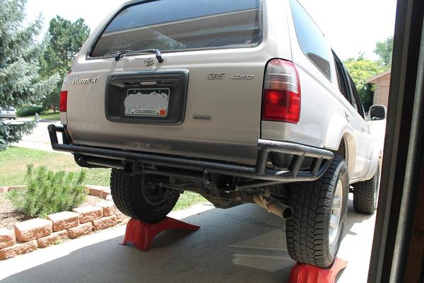 Savage rear bumper installed
