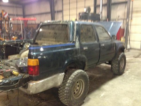 She almost done with body work just little nicknacks left to do but she back on the road