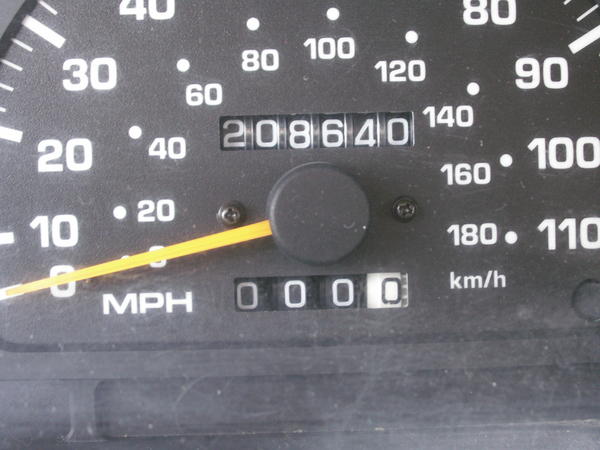 She's got some miles on her.